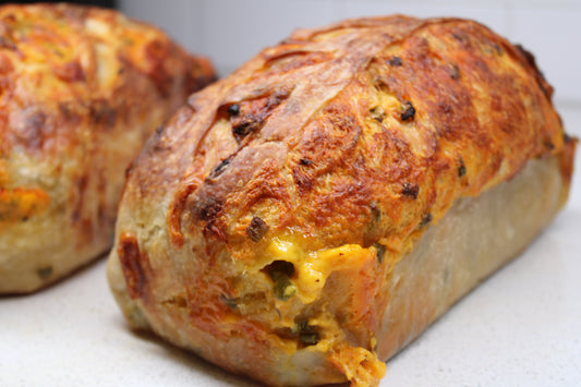 Jalapeño Cheddar Sourdough Loaf
